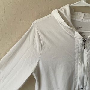 Danskin Now Lightweight White Jacket L